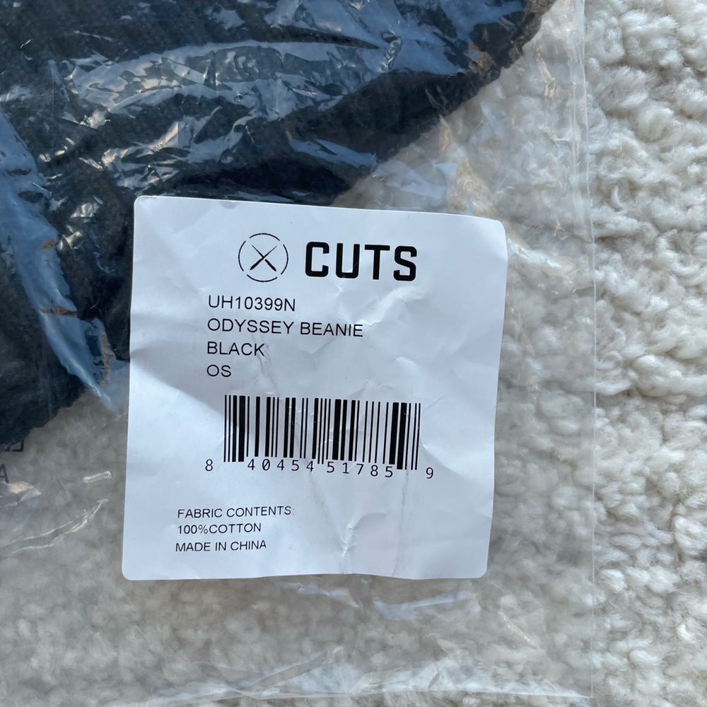Cuts Clothing Odyssey Beanie Hat Black